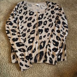 Old Navy cheetah cardigan
